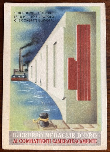 Cartolina dopolavoro - , "il