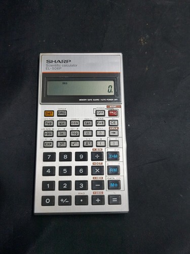 Sharp 506p calcolatrice - sharp, el-506p