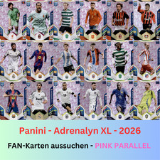 Panini FIFA 365 Adrenalyn XL 2026 - RED PARALLEL - scegli il preferito dei fan in ROSA