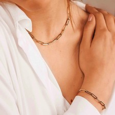 Collana donna maglia