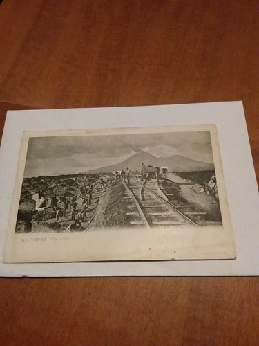 Cartolina pompei uno scavo non - scavo,