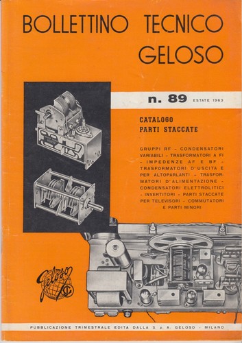 Bollettino tecnico geloso - tecnico,