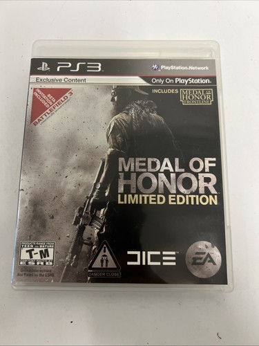 Ps3 medal honor limited - of,