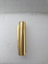 Lighter Briquet Leichter Encendedor Accendino Vintage Clipper Dorato Flamagas