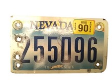 targa nevada license plate nevada harley davidson sportster 1992
