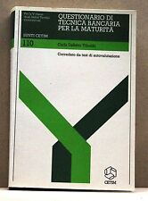 QUESTIONARIO DI TECNICA