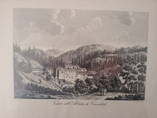 Antica incisione veduta - antica, "veduta