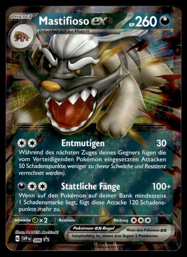 Mastifioso 086 holo scarlet - ex,