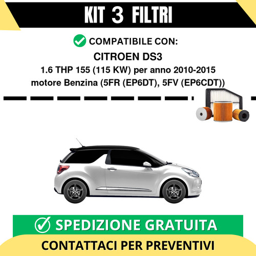 Kit filtri tagliando per - 3,