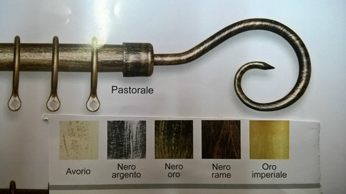 Bastone tenda ferro battuto - tenda,