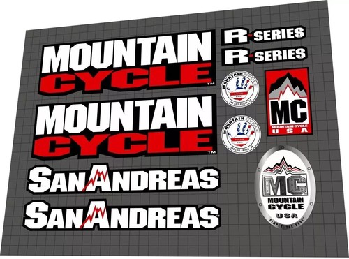 Set decalcomanie mountain bike - set,