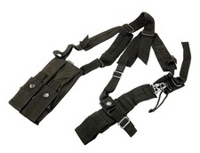 FONDINA ASCELLARE MP5K + PORTA CARICATORI MIL-FORCE CINGHIA SB-V5K CZ SOFTAIR