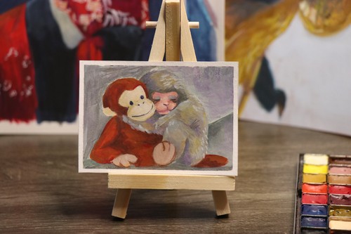 Aceo guazzo originale - guazzo,