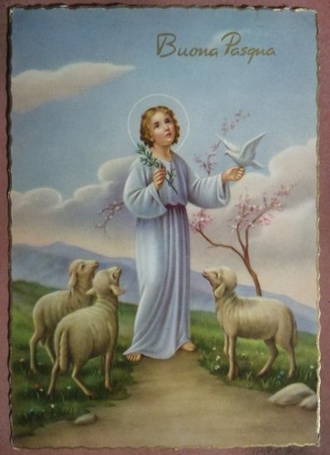 Buona pasqua cartolina - buona,