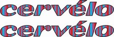 Adesivi Telaio Cervelo Logo Obliquo Mod. 2