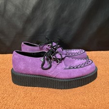 Tuk Footwear Ultra Violet Viva Mondo Creepers Viola Scarpe Donna 9 Uomo 7