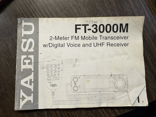 Manuale yaesu 3000m - yaesu, ft-3000m