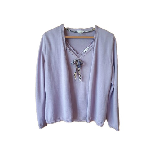 Top cardigan escada viola - top,