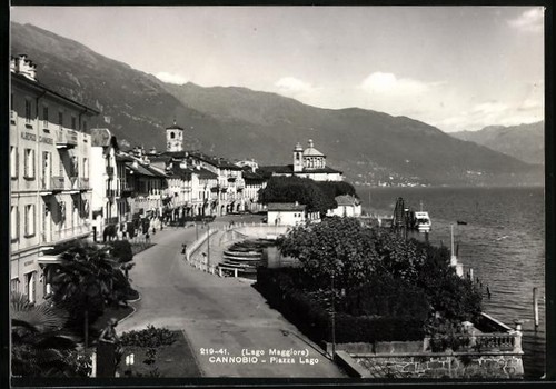 Cartolina cannobio lago - cannobio,
