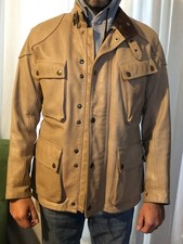 Belstaff Panther giacca in pelle taglia 44 Beige