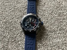 orologio cronografo blu navy