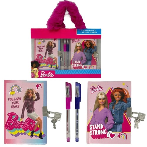 Set diari segreti barbie con - diari,