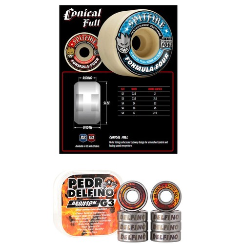 Ruote per skateboard spitfire - ruote,