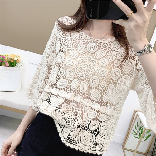 Top crop bolero pizzo - top,