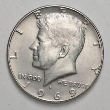 USA Half Dollar 1969 D Kennedy - Argento Silver