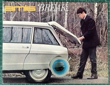 Rara e originale Brochure CITROEN AMI 6 BREAK del 9/1964