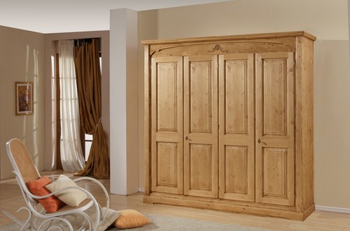 Armadio rustico legno di - rustico,