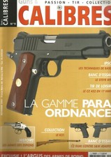 CALIBRES N°09 PARA ORDNANCE /