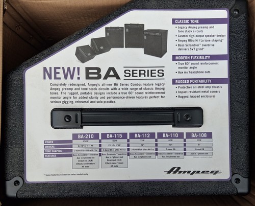 Amplificatore basso ampeg - basso,