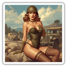 Pin Up Girl Adesivo Vinile