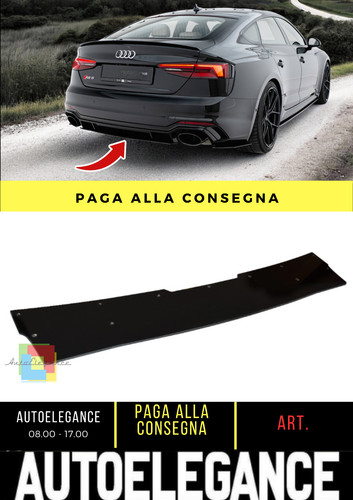 Diffusore posteriore nero luci