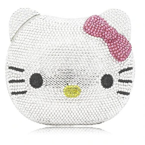 Borsa pochette kitty face - pochette,