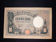 100 lire barbetti azzurro