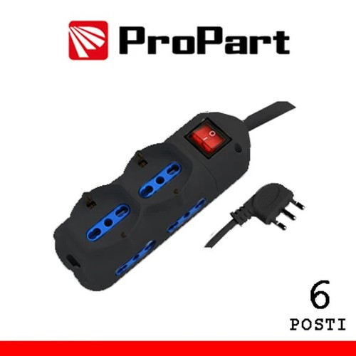 Multipresa 6pos bipasso - , +