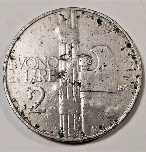 Moneta 1923 italia - italia, fascista