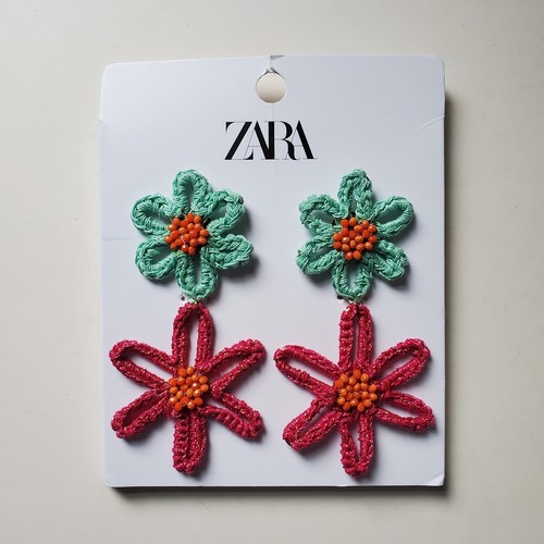 Orecchini zara all - zara, all'uncinetto