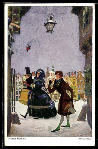Cartolina artistica helmut - artistica,