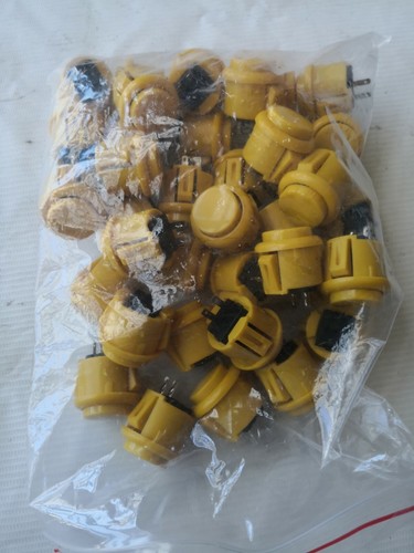 Arcade button yellow - button,