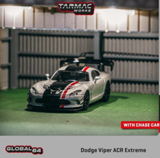 TARMAC WORKS Dodge Viper ACR Extreme Silver Metallizzato GLOBAL64