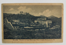 cartolina avellino montella monastero neve castello anni 20 formato piccolo