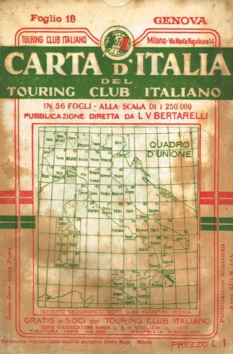 Genova foglio carta - genova,