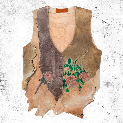 Gilet patchwork pelle - gilet, in
