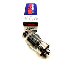 6550 NOS Tubi Valvola Tungsol