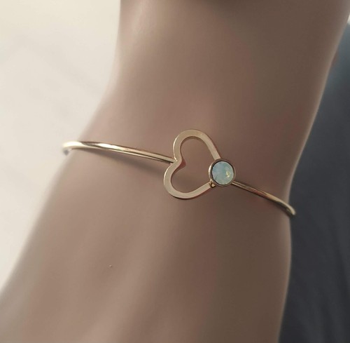 Bracciale rigido cuore sagapo - cuore,