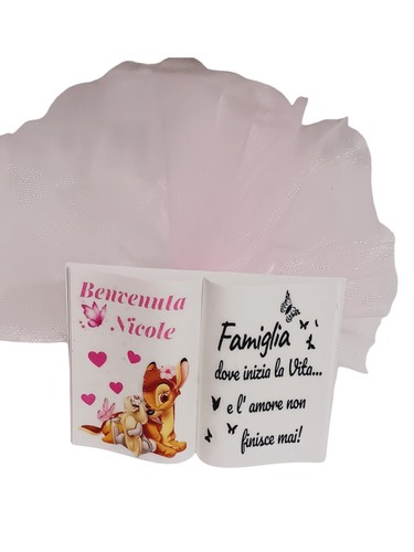 Bomboniera nascita battesimo - bomboniera,