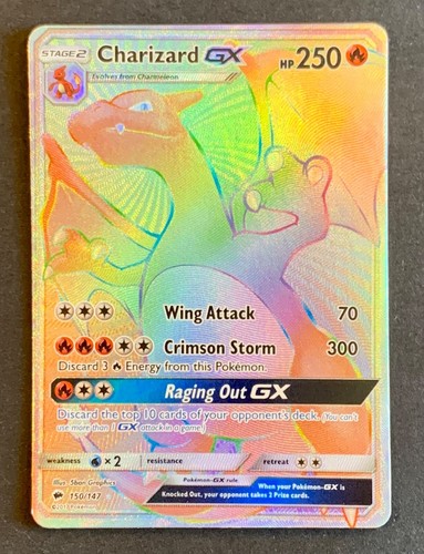 Pokemon charizard 150 - gx, 150/147